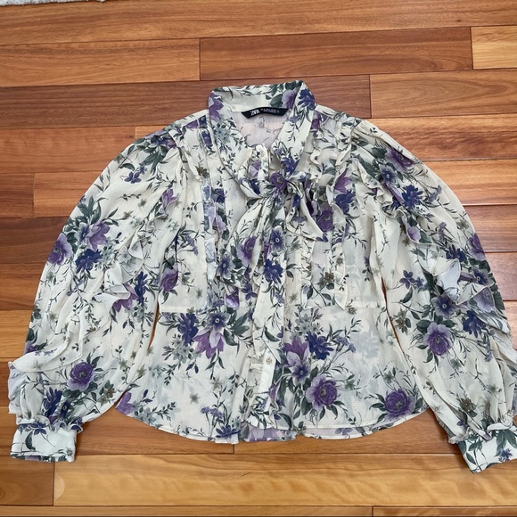 Zara floral top - Picture 5 of 6